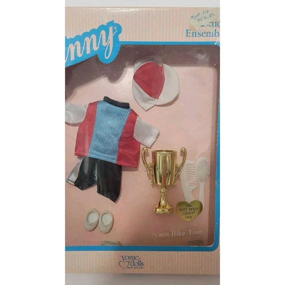 VINTAGE VOGUE DOLLS GINNY FASHION ENSEMBLE 1998 BIKE TOUR FITS SOFT BODY GINNY